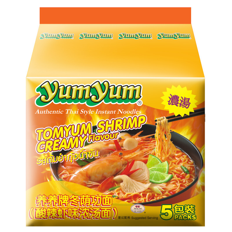 yumyum 养养 冬荫功面 酸辣虾味 350g