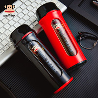 大嘴猴玻璃可爱杯创意男女学生夏天水杯潮流双层隔热少女便携杯子