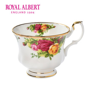 Royal Albert皇家阿尔伯特老镇玫瑰 骨瓷咖啡杯茶杯碟 欧式小奢华