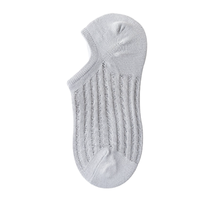 LOVE FITS 女士船袜套装 TGC-C210772 5双装(白色+浅灰+浅蓝+浅米+浅绿)