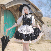 withpuj 揽星 Lolita 女士纯棉提花衬衫