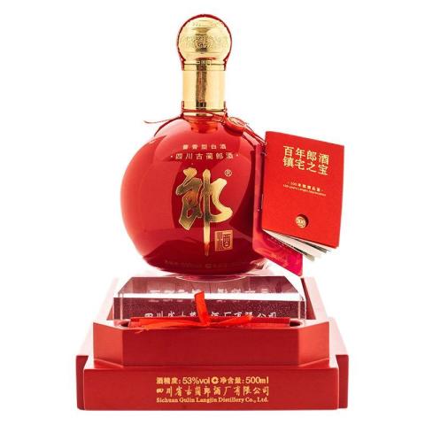郎酒白酒_LANGJIU 郎酒100年郎酒纪念酒53%vol 酱香型白酒多少钱