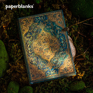 Paperblanks 复古笔记本子 软皮 绿松石年代记 小本 有线 1本装