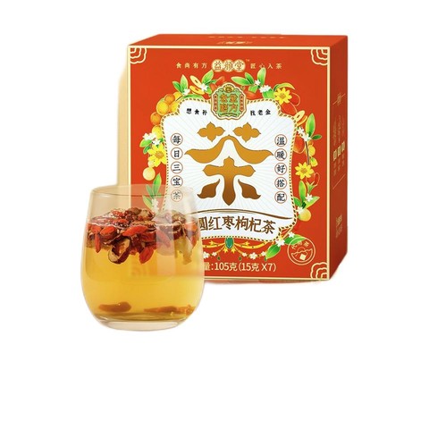 老金磨方 桂圆红枣枸杞茶 105g