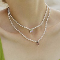 HEFANG Jewelry 何方珠宝 Fruity水果自由系列 女士925银项链 HFJ074212