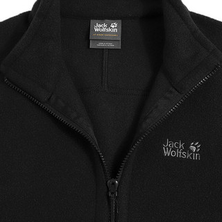 Jack Wolfskin 狼爪 男子抓绒衣 5026031-6000 黑色 M