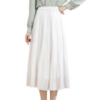 La Chapelle 拉夏贝尔 女士A字半身裙 23092-11AW 白色 L