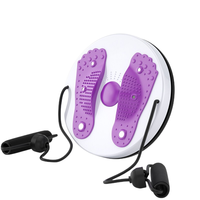 XIESHOU 携首 按摩扭腰盘 紫白色
