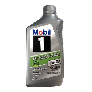 Mobil 美孚 1号系列 ESP 0W-30 C3级 全合成机油 946ML 美版