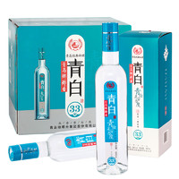 LANGYATAI 琅琊台 青白 33%vol 浓香型白酒 480ml*6瓶 整箱装