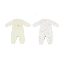 Purcotton 全棉时代 婴儿纯棉连体衣 2件装