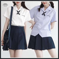 JK制服 蔓野川 泰式制服短袖衬衫