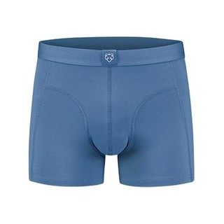 A-dam Underwear 阳光先生系列 男士平角内裤套装 2条装(浅蓝色+英文字母) S