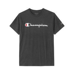 Champion 男女款圆领短袖T恤 GT23H-Y06794 深灰色 S