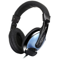 SOMiC 硕美科 ST-2012 耳罩式头戴式降噪有线耳机 蓝色 3.5mm