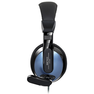 SOMiC 硕美科 ST-2012 耳罩式头戴式降噪有线耳机 蓝色 3.5mm