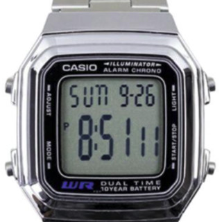 CASIO 卡西欧 40毫米石英腕表 A178WA-1A