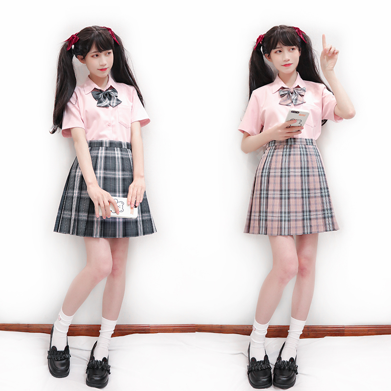 仲春二四 JK制服 小桃町&小野町 清仓绝版格裙