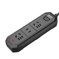 deli 得力 18338(02) 新国标多孔插排 二位五孔+一位两孔 2m