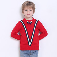 I.K 印象童年 MO24027 儿童针织衫 红色 100cm