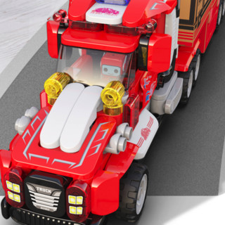 BLOKS 布鲁可积木 交通工具系列 61119 布布百变超级卡车