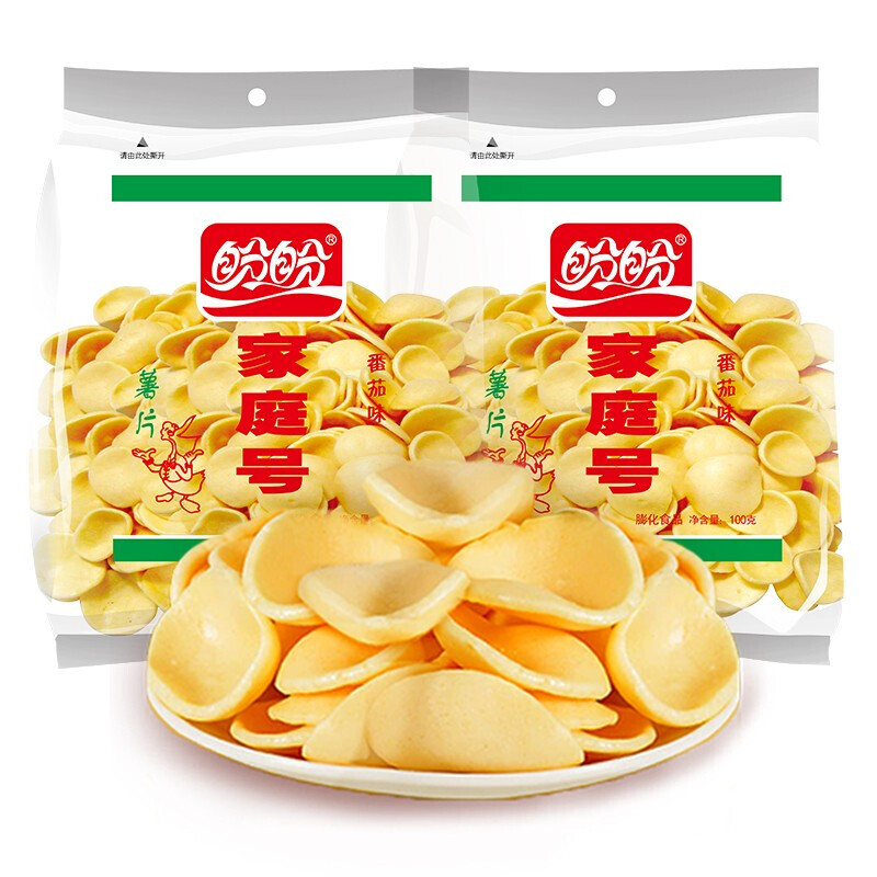 panpan foods 盼盼 家庭号 薯片 番茄味 100g*10袋