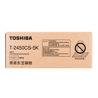 TOSHIBA 东芝 T-2450CS-5K 碳粉 5900页 黑色 170g 单支装