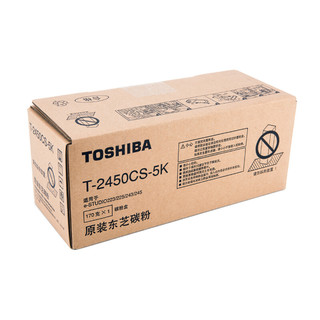 TOSHIBA 东芝 T-2450CS-5K 碳粉 5900页 黑色 170g 单支装