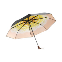 Beneunder 蕉下 Black系列 8骨三折晴雨伞 晴雪