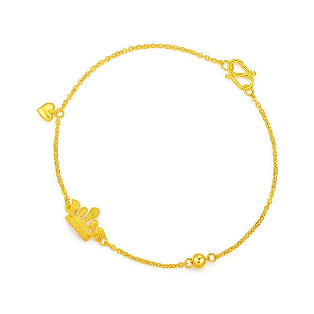 ZHOU LIU FU 周六福 AC070282 皇冠足金手链