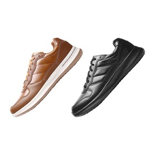 SKECHERS 斯凯奇 USB系列 男士休闲皮鞋 65411 棕褐色 41.5