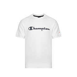 Champion 冠锦牌食品 冠军男士白色圆领个性百搭T恤12686-WW001