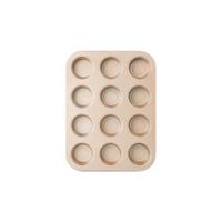 FOR BAKE 法焙客 FB10072 马芬蛋糕烤盘 35.5*26.5*3cm 金色