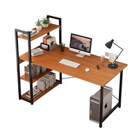 人文成家 时尚电脑桌 古檀木色 1m