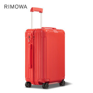 RIMOWA日默瓦聚碳酸酯Essential21寸新品登机箱行李箱旅行箱拉杆箱新年红 火烈鸟红 21寸