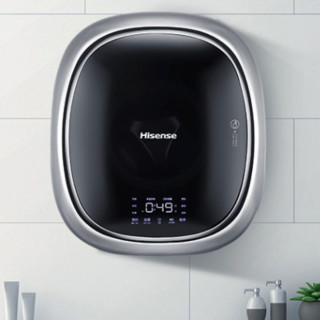 Hisense 海信 HG30V75F 变频滚筒迷你洗衣机 3kg 幻影灰