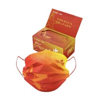 舒风 爱国系列 一次性国风口罩 50片 中国红