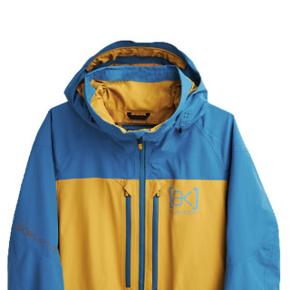 BURTON 伯顿 ak系列 Gore-Tex Swash 男子滑雪服 10001108403 蓝黄色 XXL