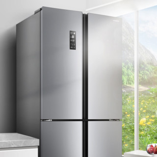 Ronshen 容声 BCD-426WD12FP 风冷十字对开门冰箱 426L 钛空银