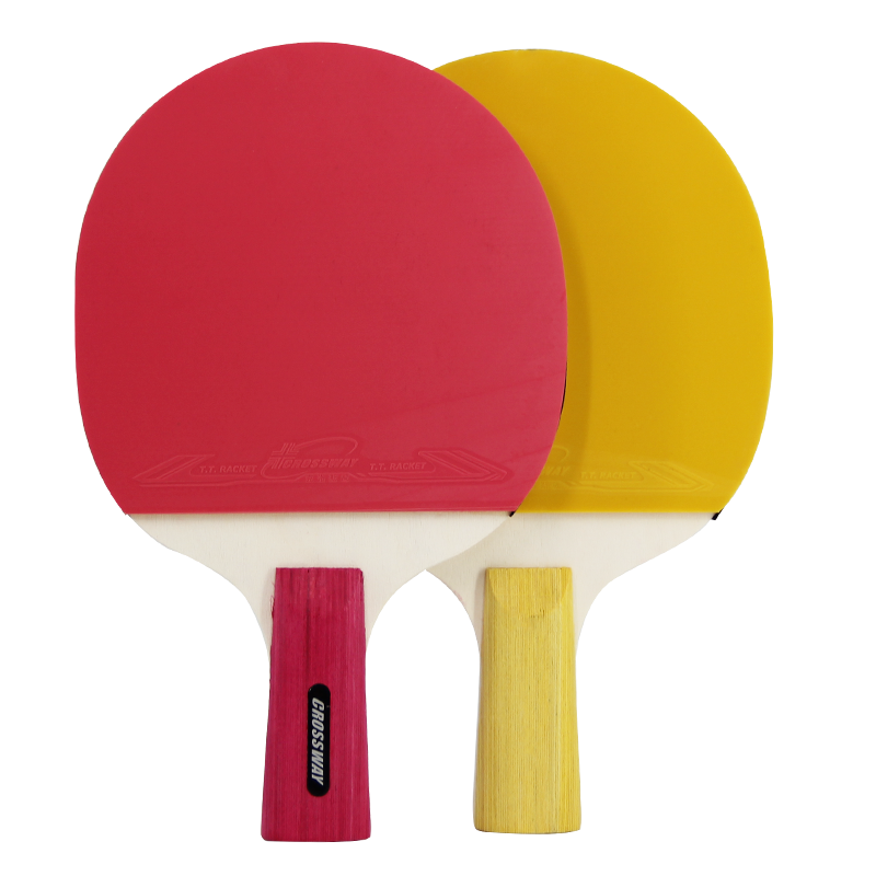 CROSSWAY 克洛斯威 乒乓球拍 P201 直拍2支(配3个球，1个拍包)