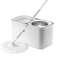 TOPOTO 大卫 D9 旋转拖把套装 2头 白色