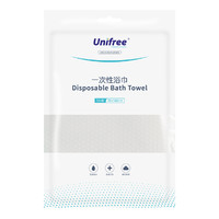 UNIFREE 一次性浴巾 5包 70*140cm 白色