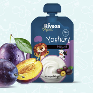 Rivsea 禾泱泱 风味酸奶 法版 蓝莓+香蕉+西梅味 90g*3袋