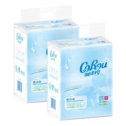 CoRou 可心柔 V9润+系列 婴儿纸面巾 自然无香型 120抽*8包