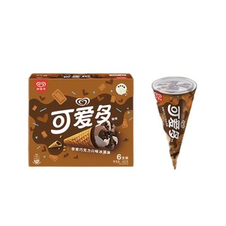 WALL'S 和路雪 可爱多 冰淇淋 非常巧克力口味 402g*4盒