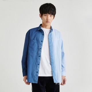 JACK&JONES 杰克琼斯 男士长袖衬衫 220405061 天蓝色 S