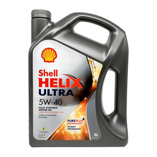Shell 壳牌 HELIX ULTRA系列 超凡灰喜力 5W-40 SN PLUS级 全合成机油 4L*2 欧版