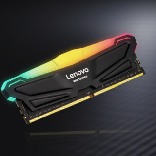 Lenovo 联想 16GB(8G×2)套装 DDR4 3200频率 台式机内存条-炫光RGB灯条