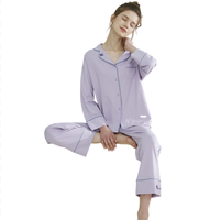 安之伴 女士家居服套装 82211721512 甜心紫 S