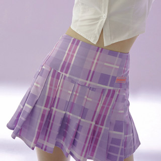 WooHA 吾哈 女士短款半身裙 20SS2T43 紫色 M